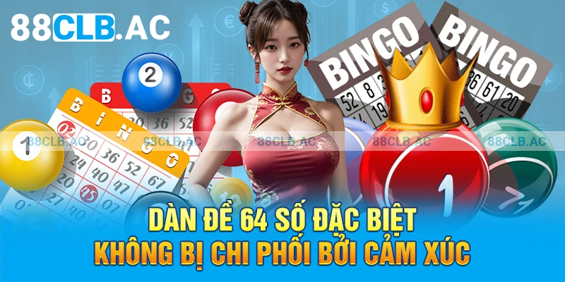 Dàn đề 64 số đặc biệt không bị chi phối bởi cảm xúc